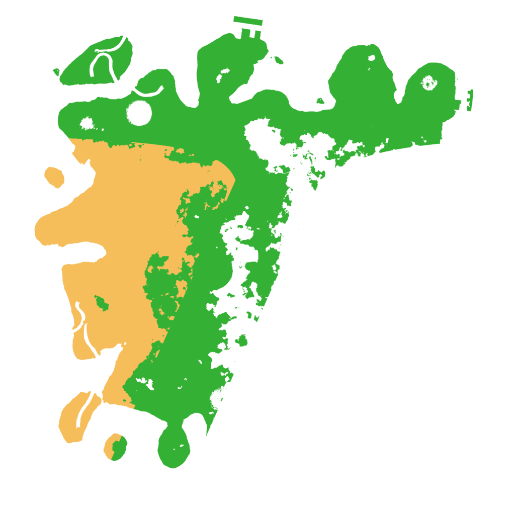 Biome Rust Map: Procedural Map, Size: 3600, Seed: 407427372