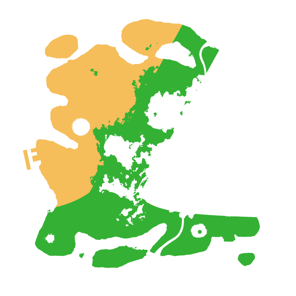 Biome Rust Map: Procedural Map, Size: 3000, Seed: 77188