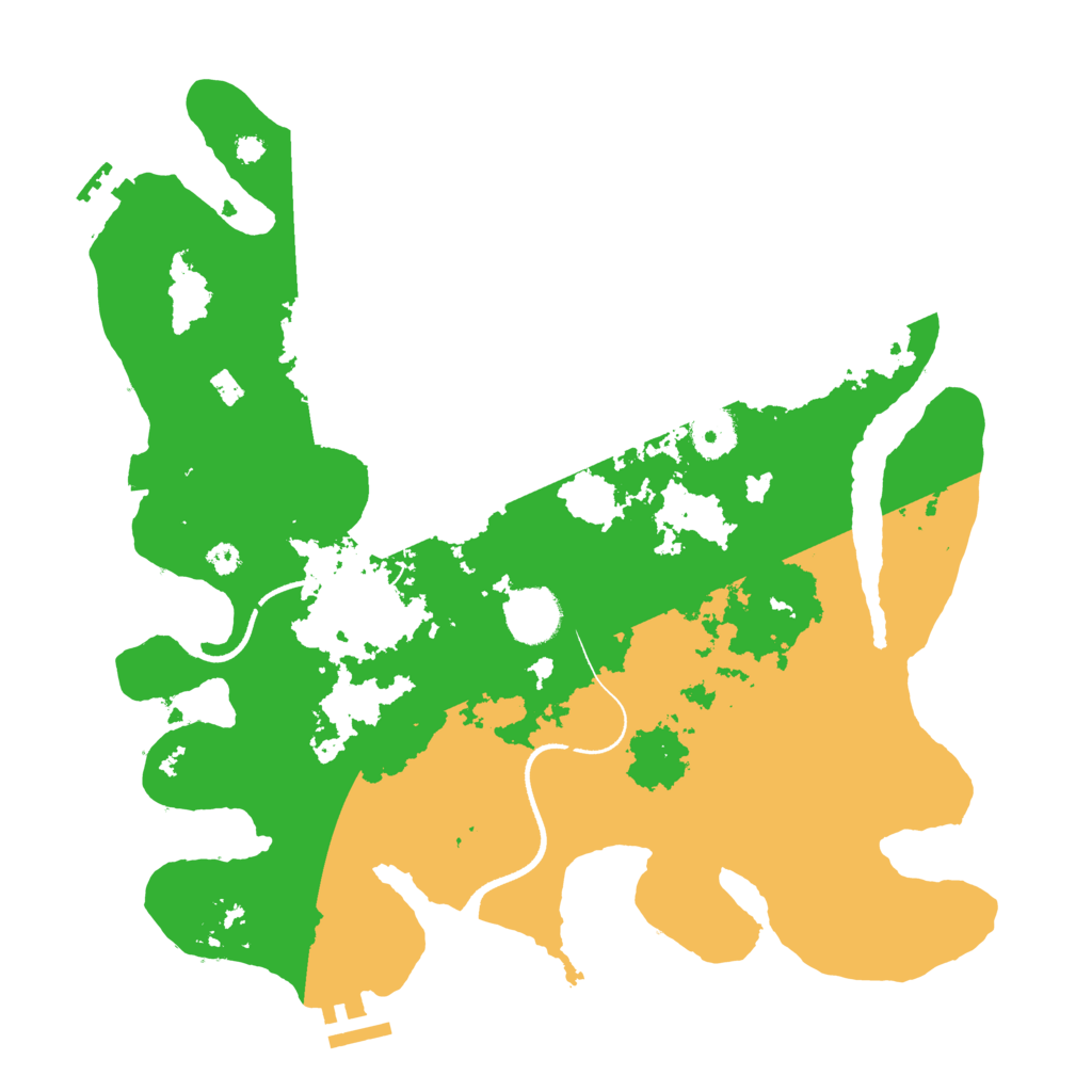 Biome Rust Map: Procedural Map, Size: 3500, Seed: 1826820066