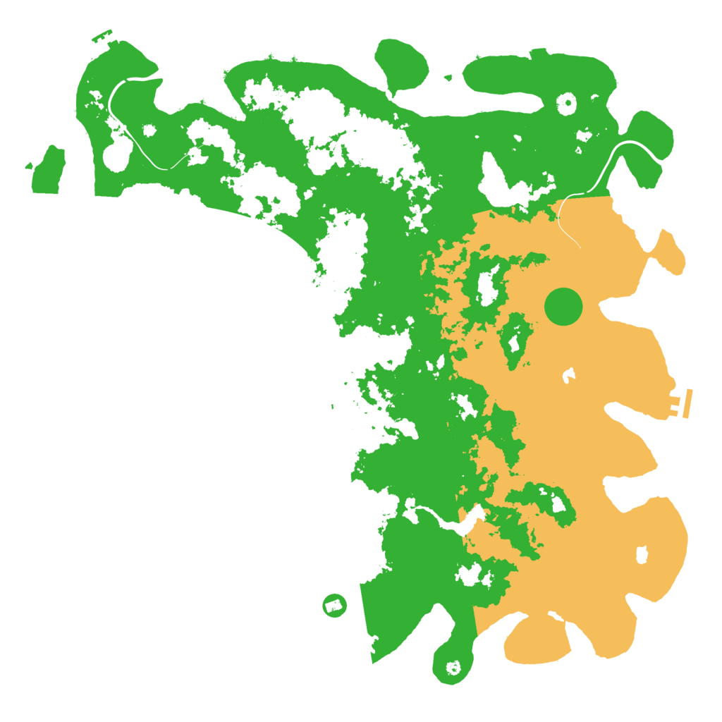 Biome Rust Map: Procedural Map, Size: 5000, Seed: 1995415659