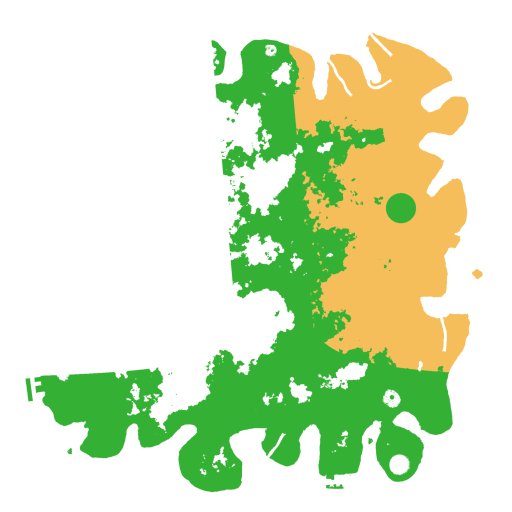 Biome Rust Map: Procedural Map, Size: 4500, Seed: 1252941816