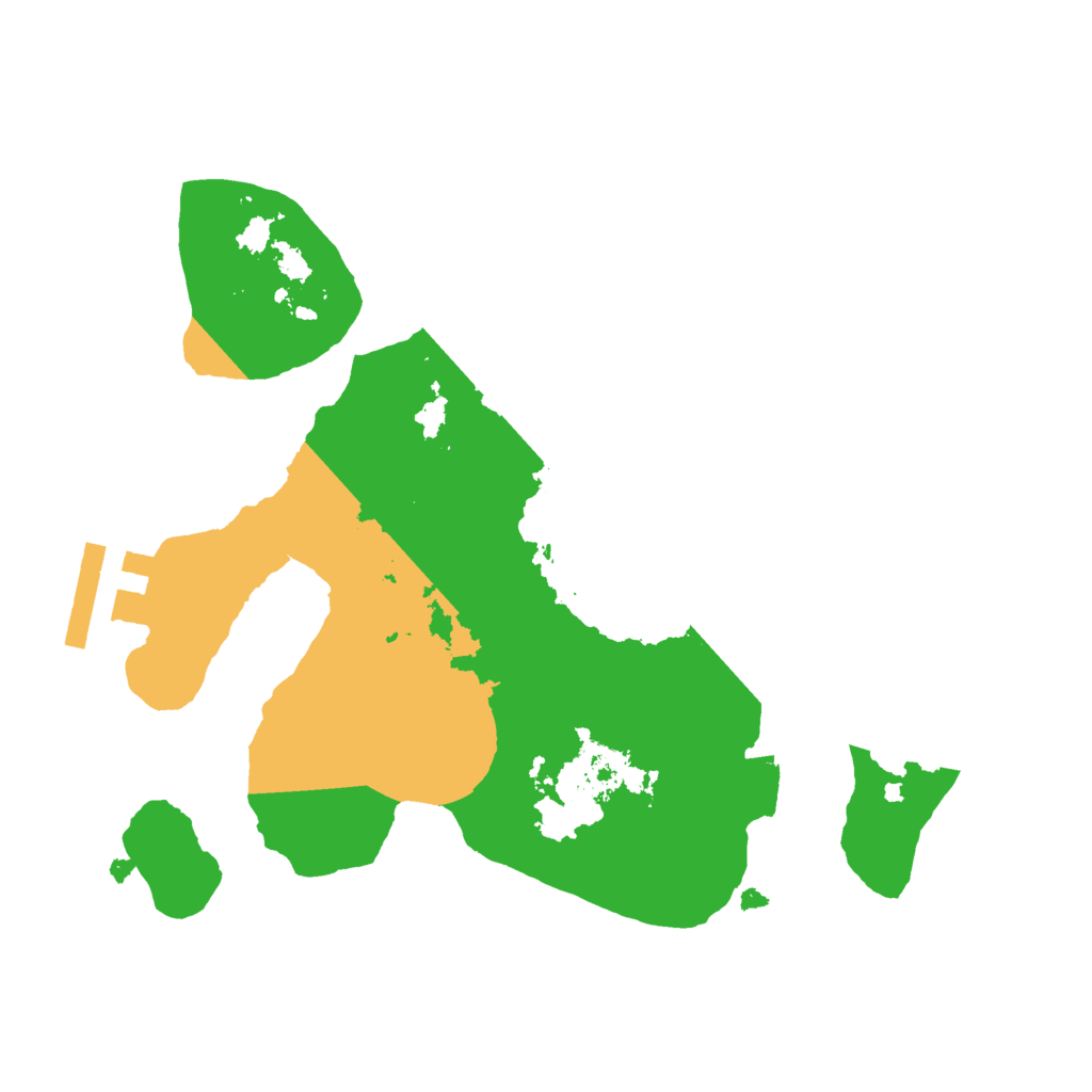 Biome Rust Map: Procedural Map, Size: 2100, Seed: 3456