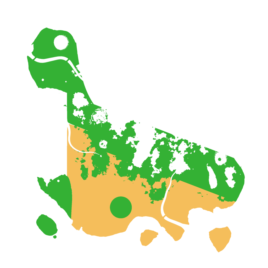 Biome Rust Map: Procedural Map, Size: 3250, Seed: 1759098396