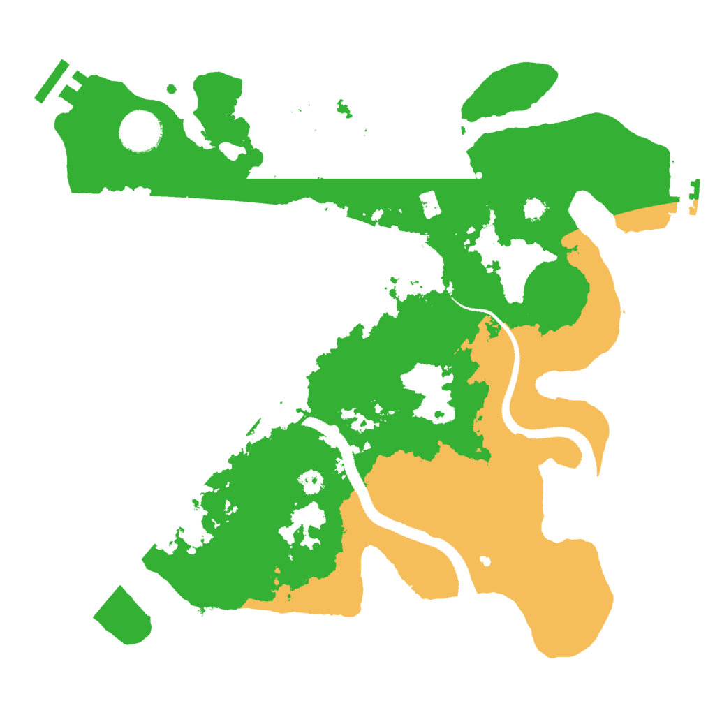 Biome Rust Map: Procedural Map, Size: 3000, Seed: 273369588