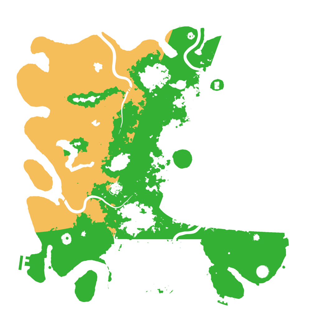 Biome Rust Map: Procedural Map, Size: 4500, Seed: 463351277