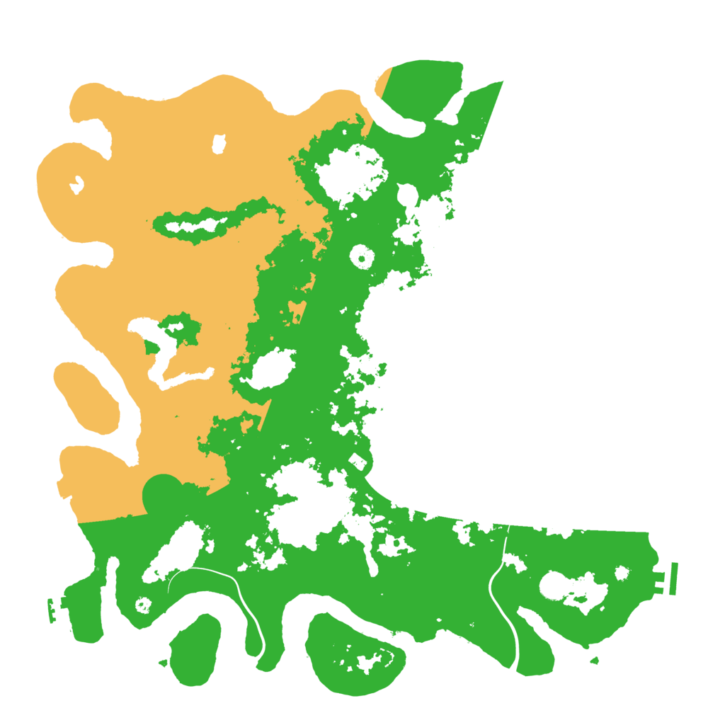 Biome Rust Map: Procedural Map, Size: 4500, Seed: 463351277