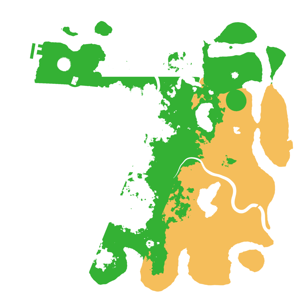 Biome Rust Map: Procedural Map, Size: 4000, Seed: 547684