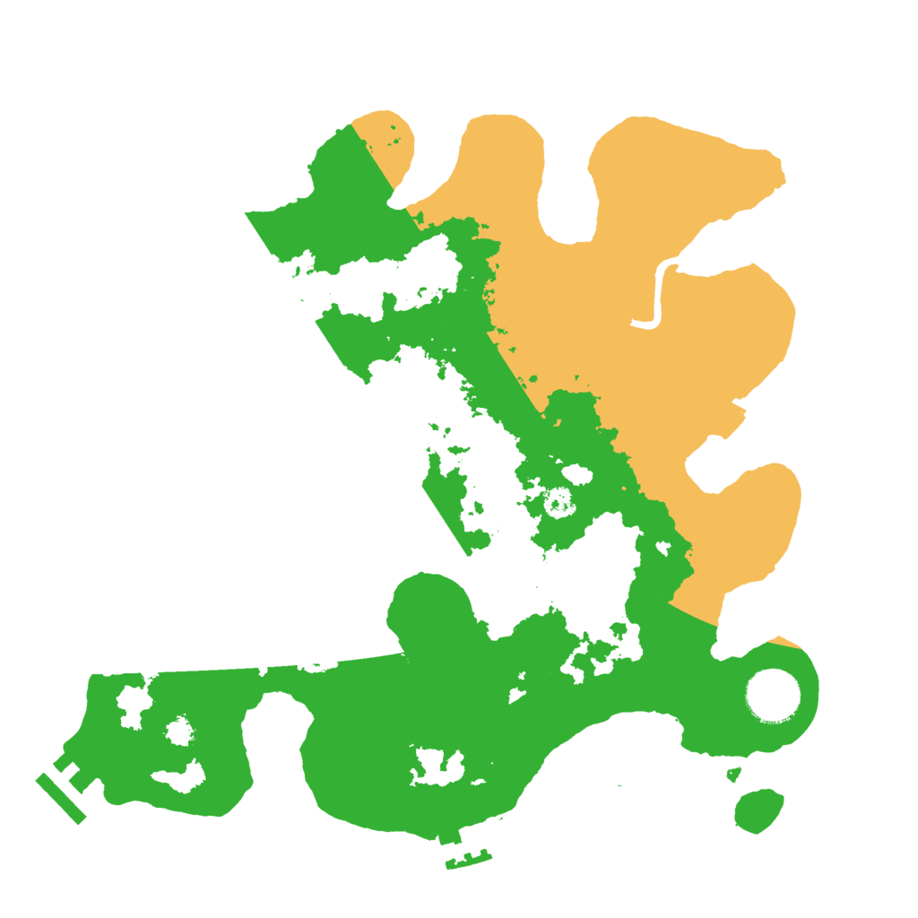 Biome Rust Map: Procedural Map, Size: 3000, Seed: 635938605