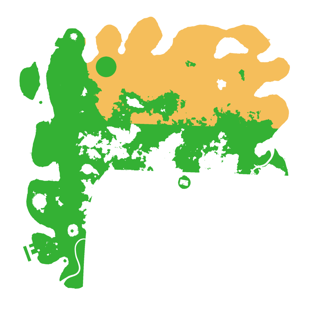 Biome Rust Map: Procedural Map, Size: 4000, Seed: 998165599