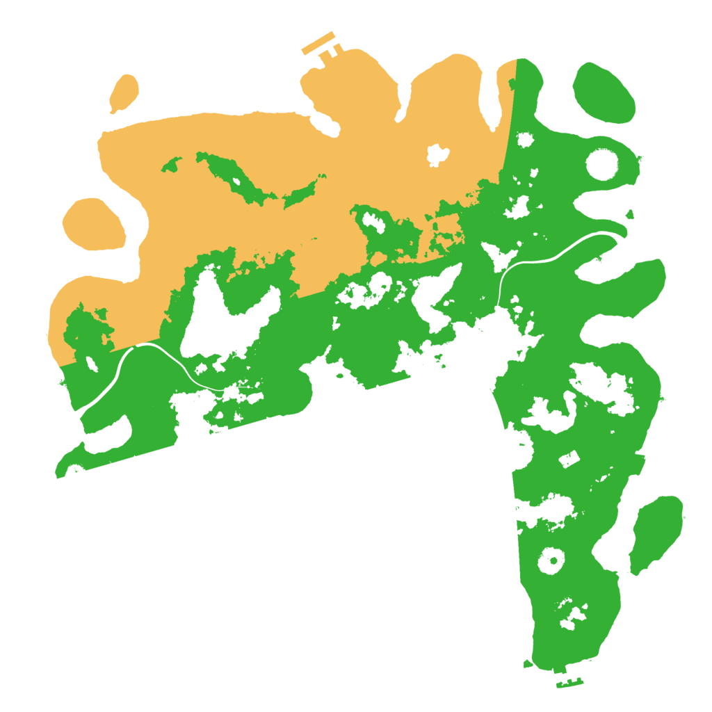 Biome Rust Map: Procedural Map, Size: 4000, Seed: 157606277