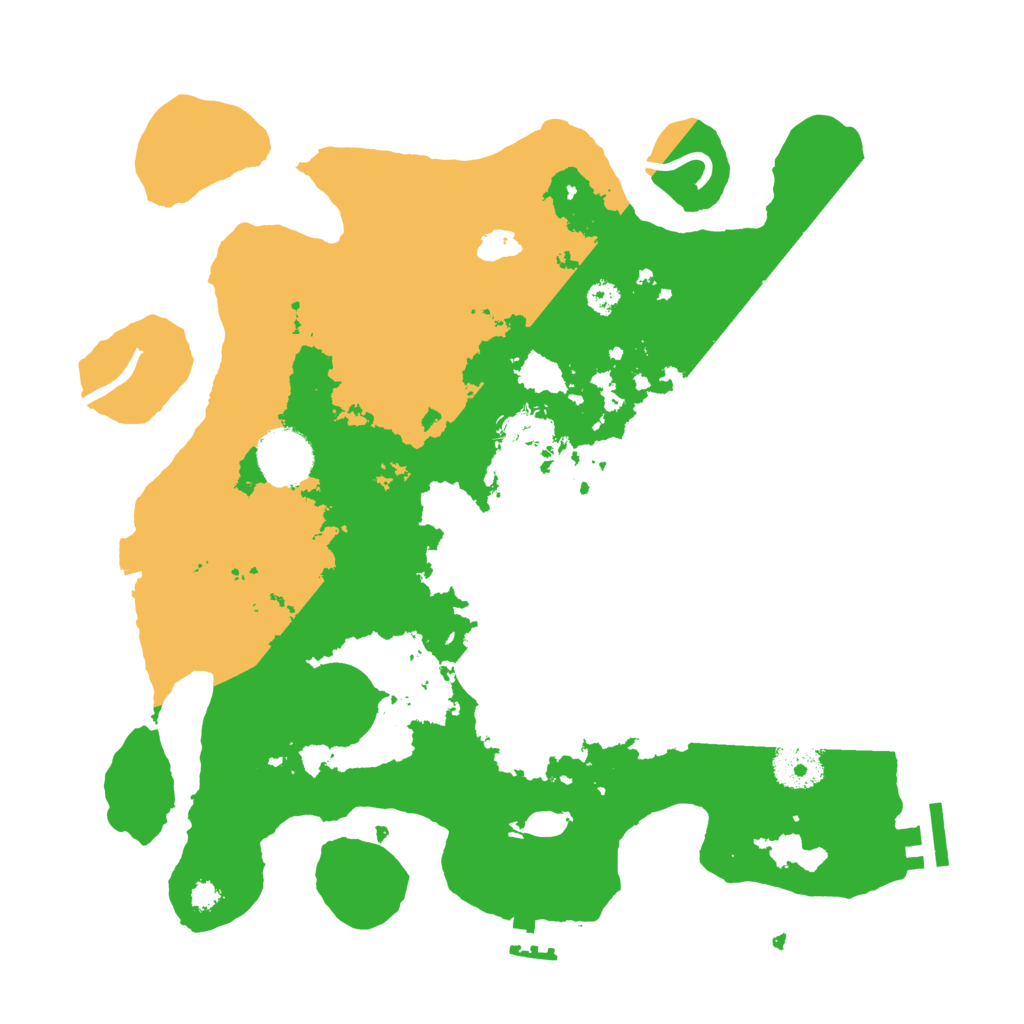 Biome Rust Map: Procedural Map, Size: 3250, Seed: 35583