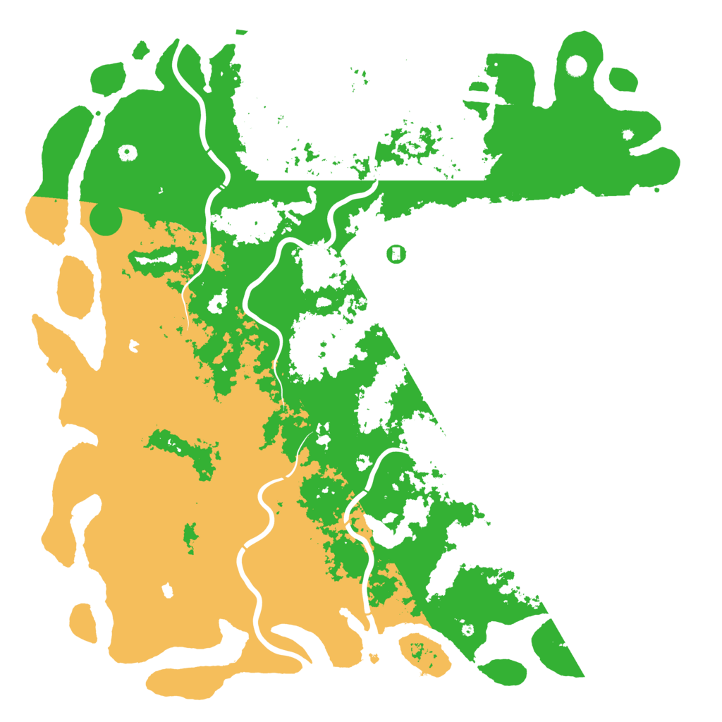 Biome Rust Map: Procedural Map, Size: 6000, Seed: 1544151669