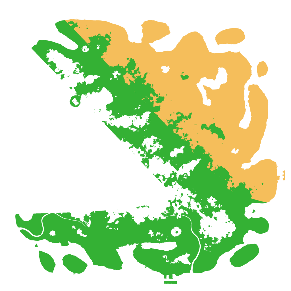 Biome Rust Map: Procedural Map, Size: 4500, Seed: 1486068233