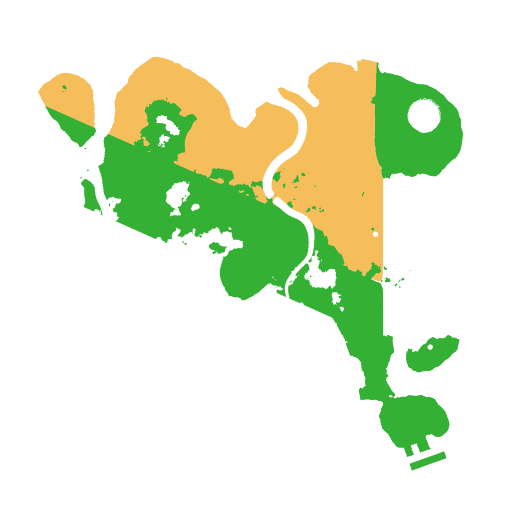 Biome Rust Map: Procedural Map, Size: 2800, Seed: 421359222