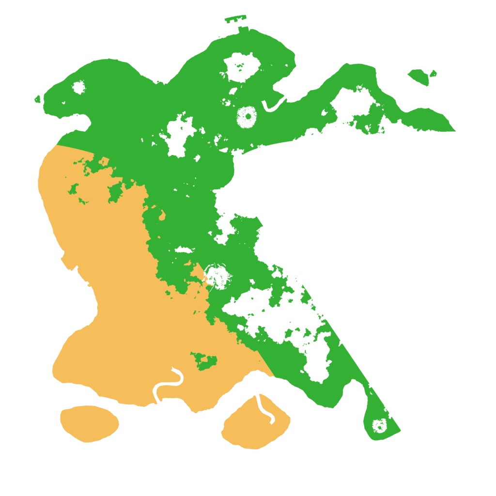 Biome Rust Map: Procedural Map, Size: 3500, Seed: 1786275867