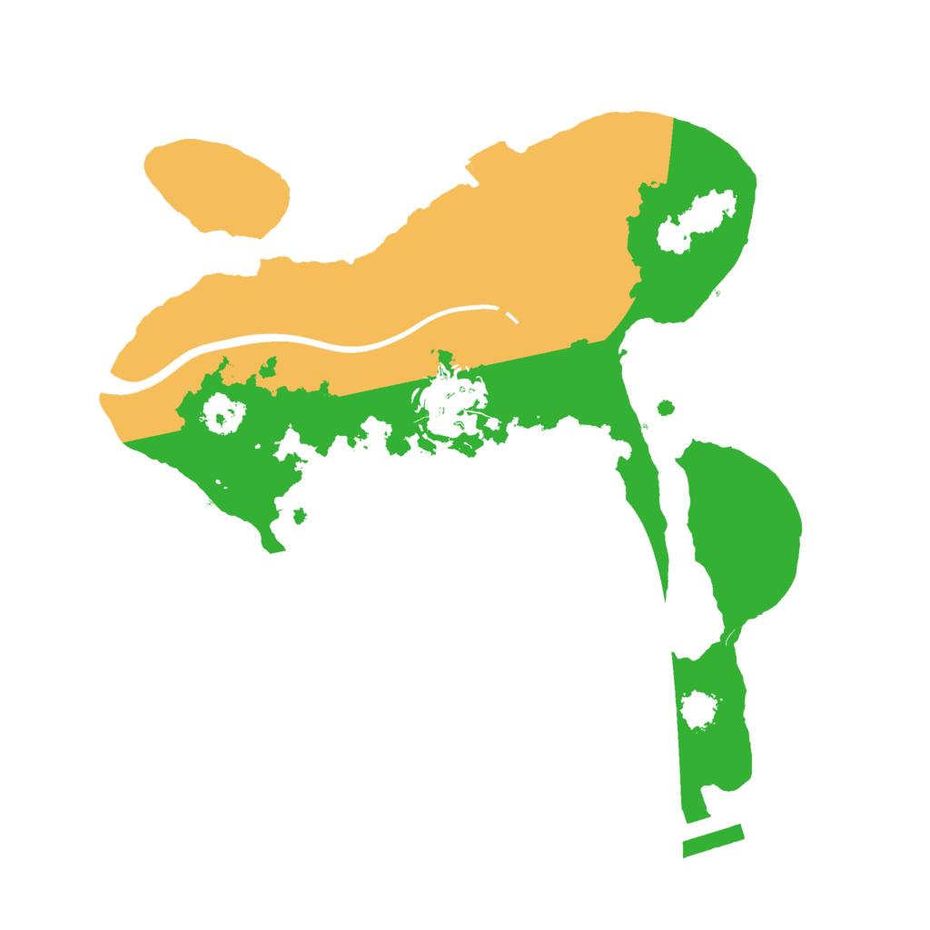 Biome Rust Map: Procedural Map, Size: 2300, Seed: 424022613