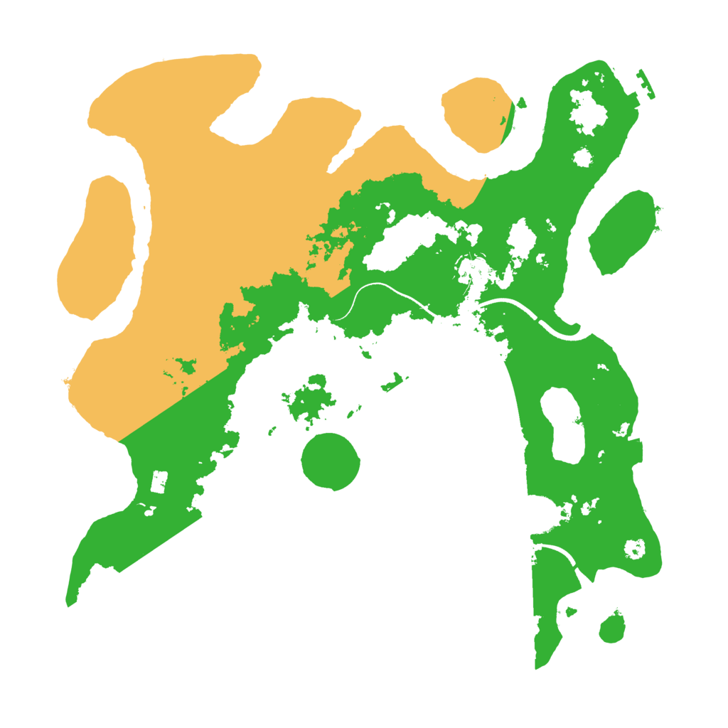 Biome Rust Map: Procedural Map, Size: 3500, Seed: 1947796024