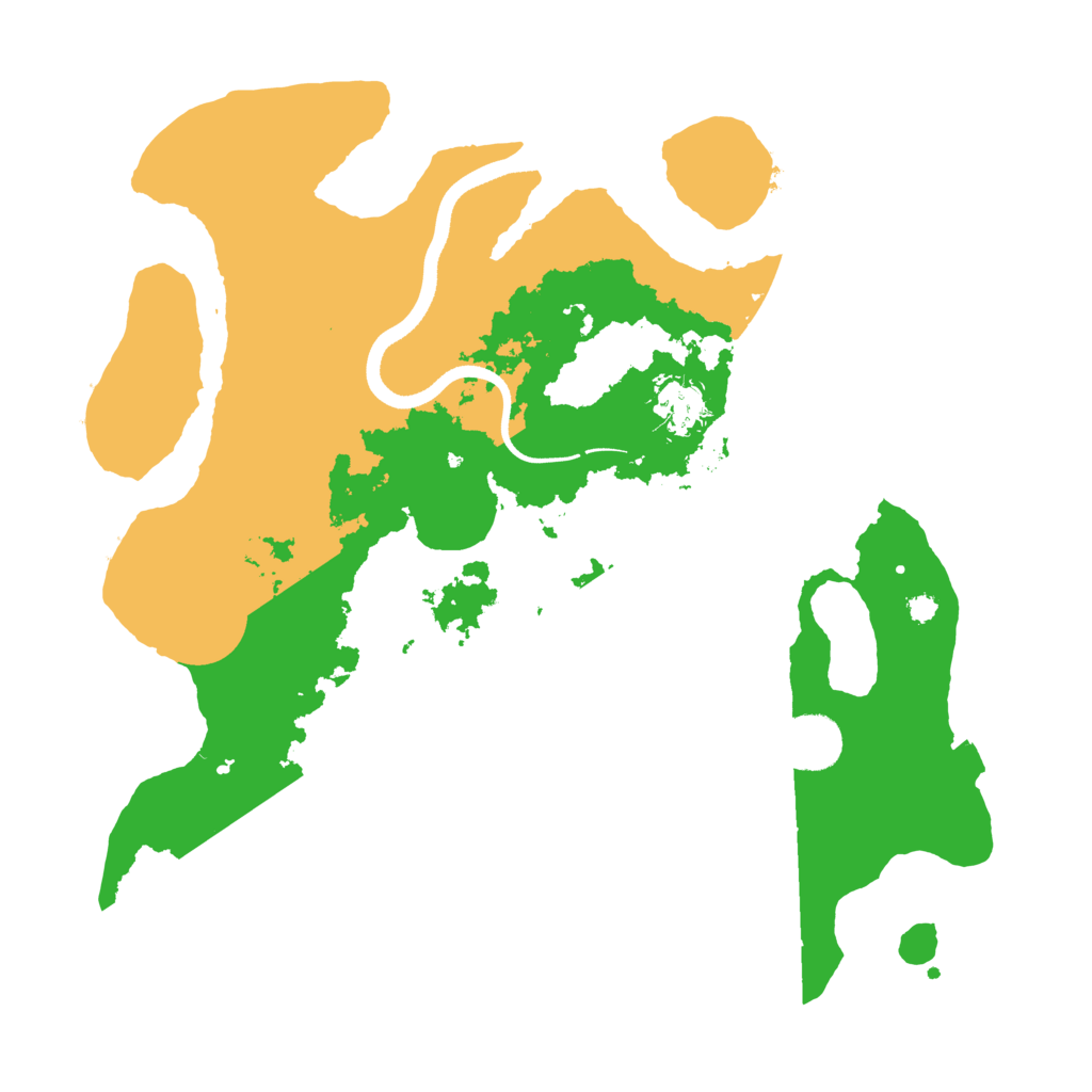 Biome Rust Map: Procedural Map, Size: 3500, Seed: 1947796024