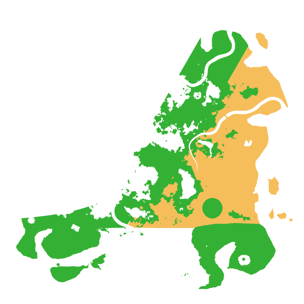 Biome Rust Map: Procedural Map, Size: 4000, Seed: 335649920