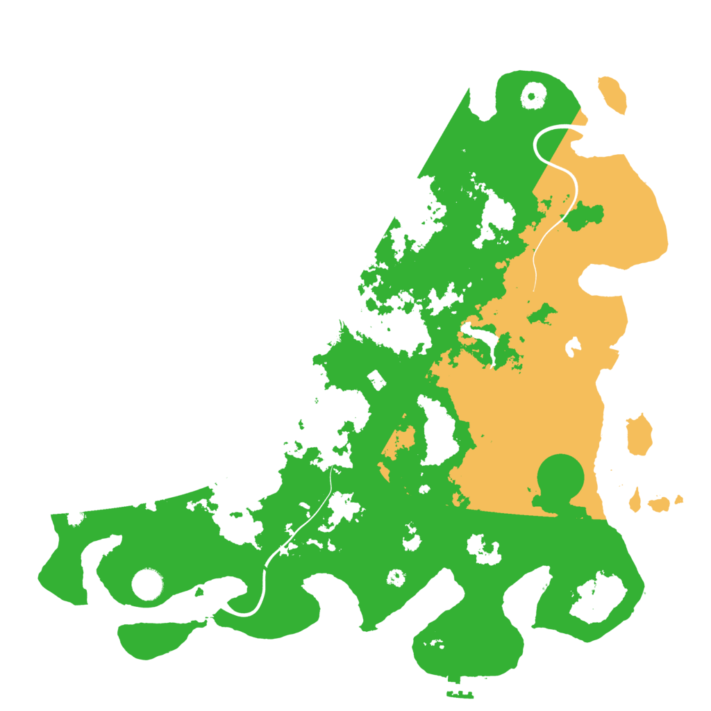 Biome Rust Map: Procedural Map, Size: 4000, Seed: 335649920