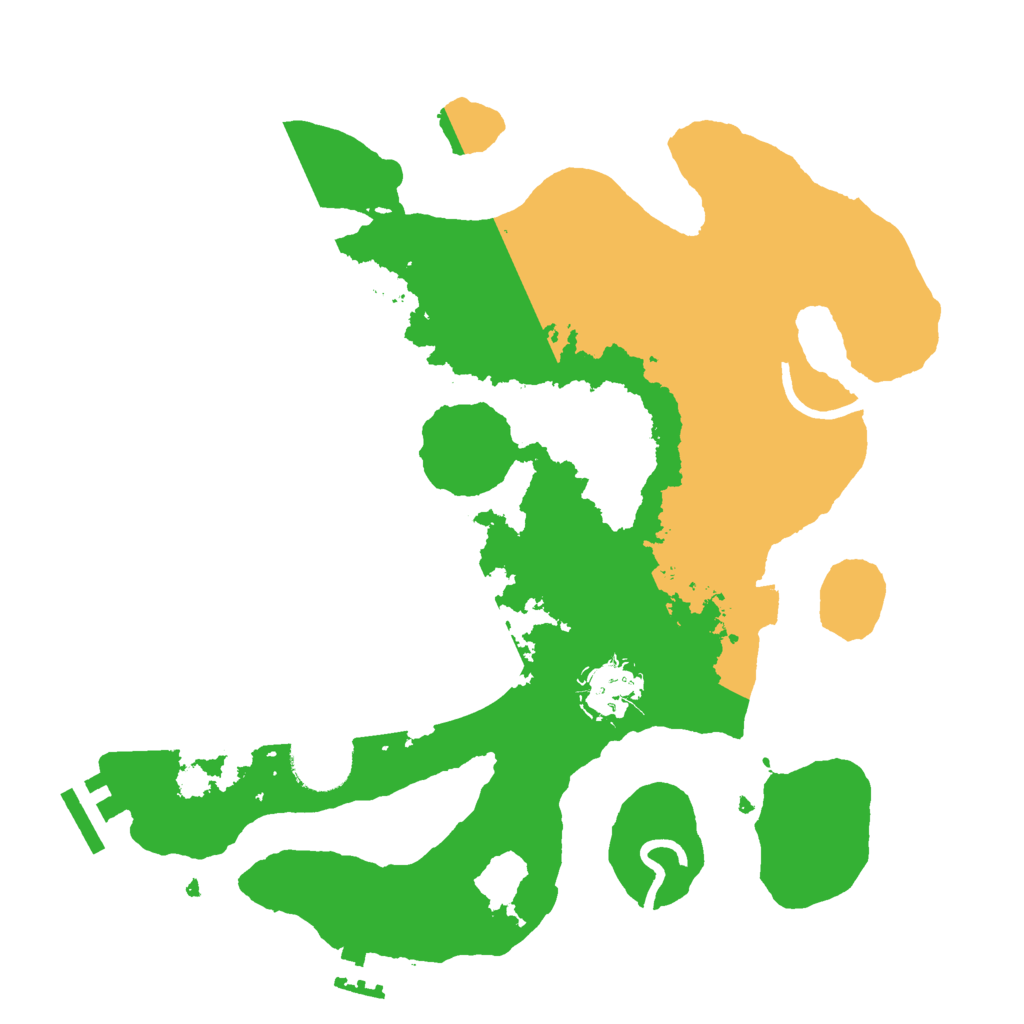 Biome Rust Map: Procedural Map, Size: 3000, Seed: 1462946945