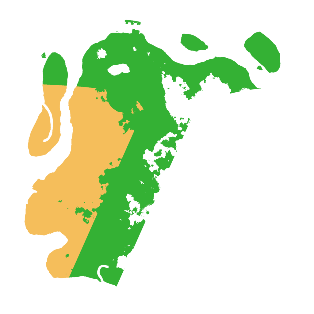 Biome Rust Map: Procedural Map, Size: 3000, Seed: 135485647