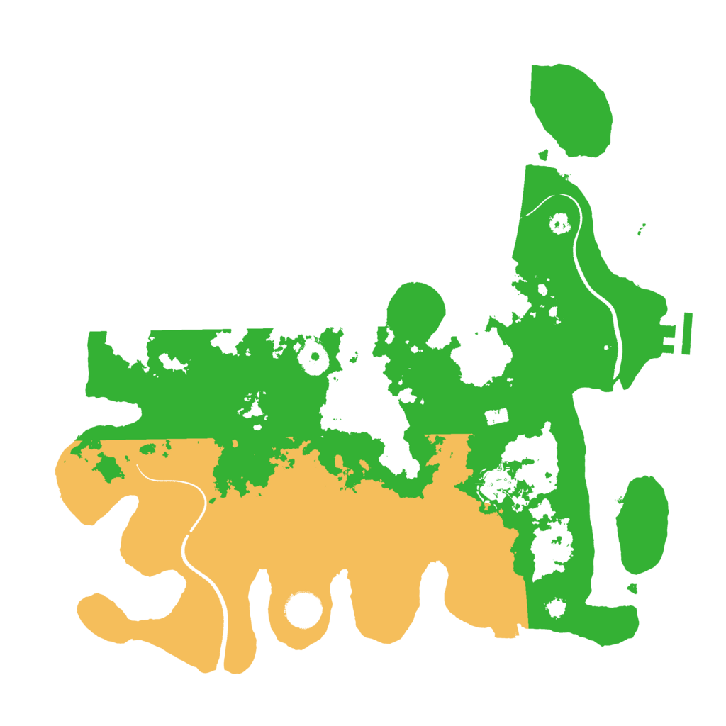 Biome Rust Map: Procedural Map, Size: 3500, Seed: 1721442092