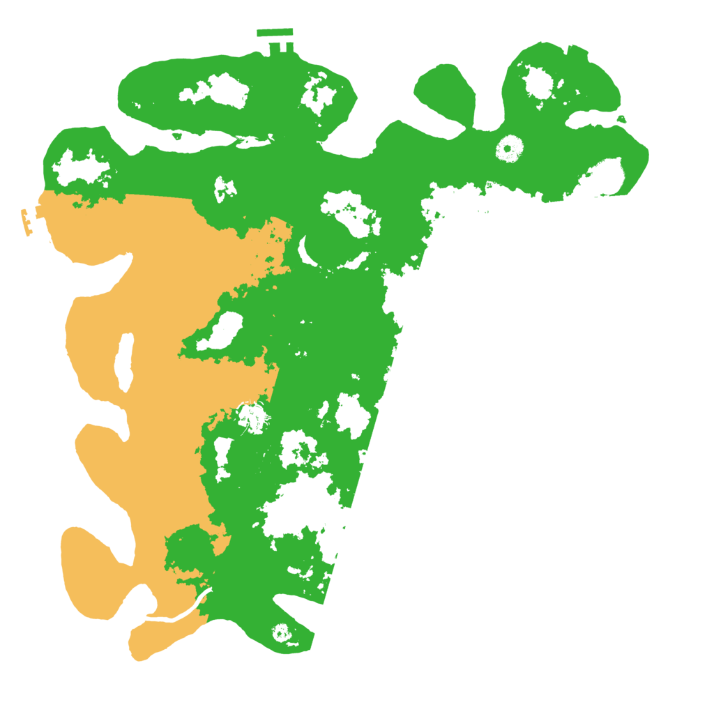 Biome Rust Map: Procedural Map, Size: 4000, Seed: 27543880