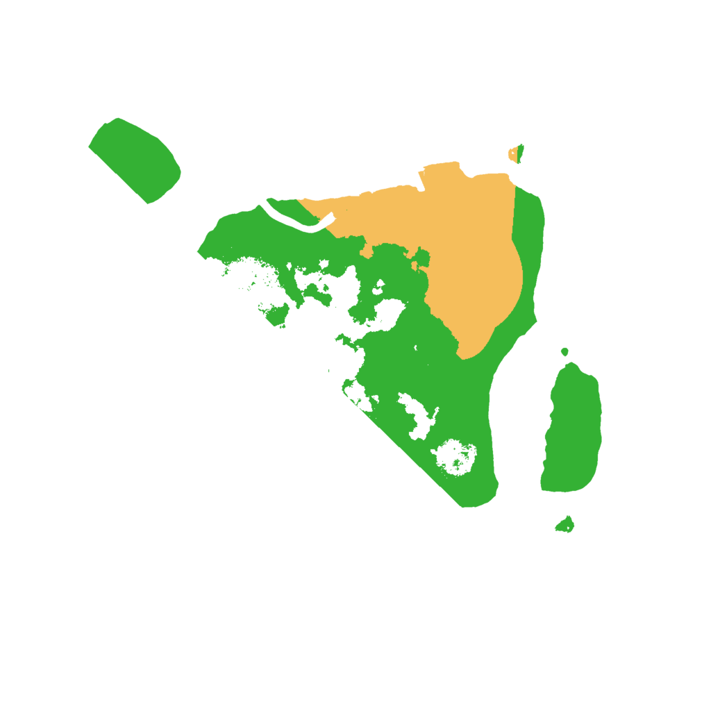 Biome Rust Map: Procedural Map, Size: 2000, Seed: 267414189