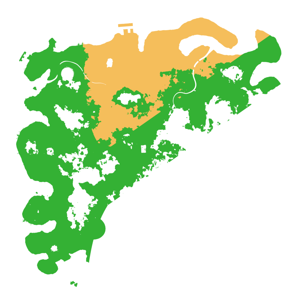 Biome Rust Map: Procedural Map, Size: 4250, Seed: 327837887