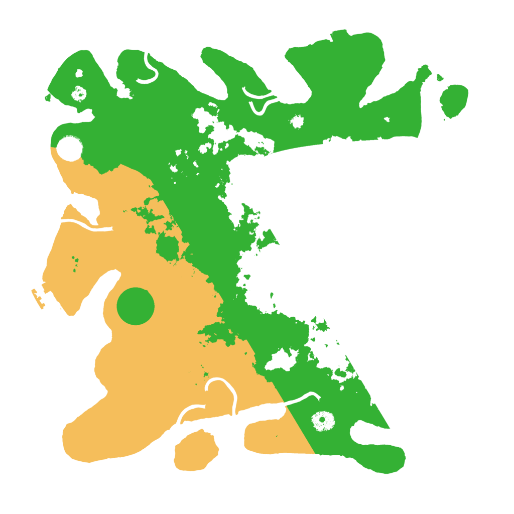 Biome Rust Map: Procedural Map, Size: 3600, Seed: 529589