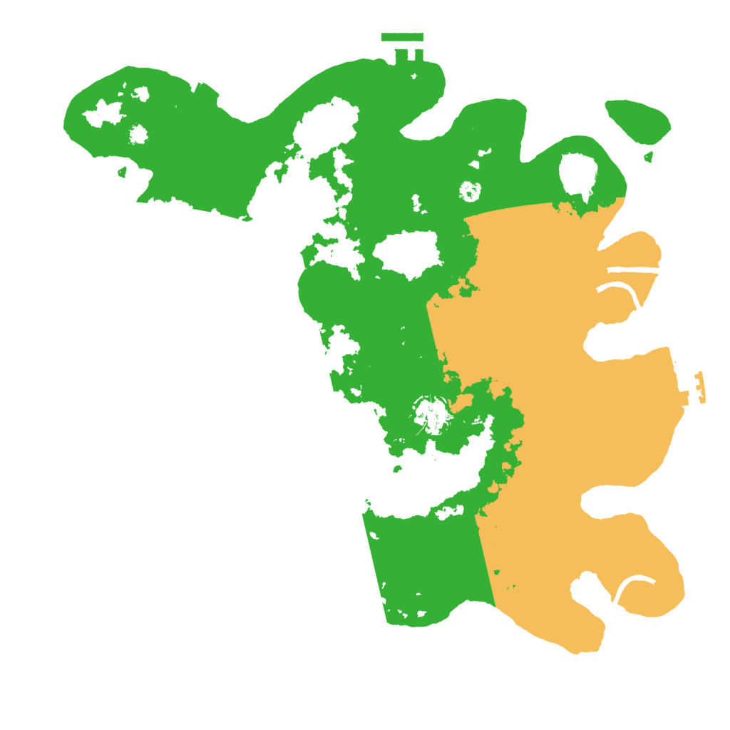 Biome Rust Map: Procedural Map, Size: 3500, Seed: 1169395911