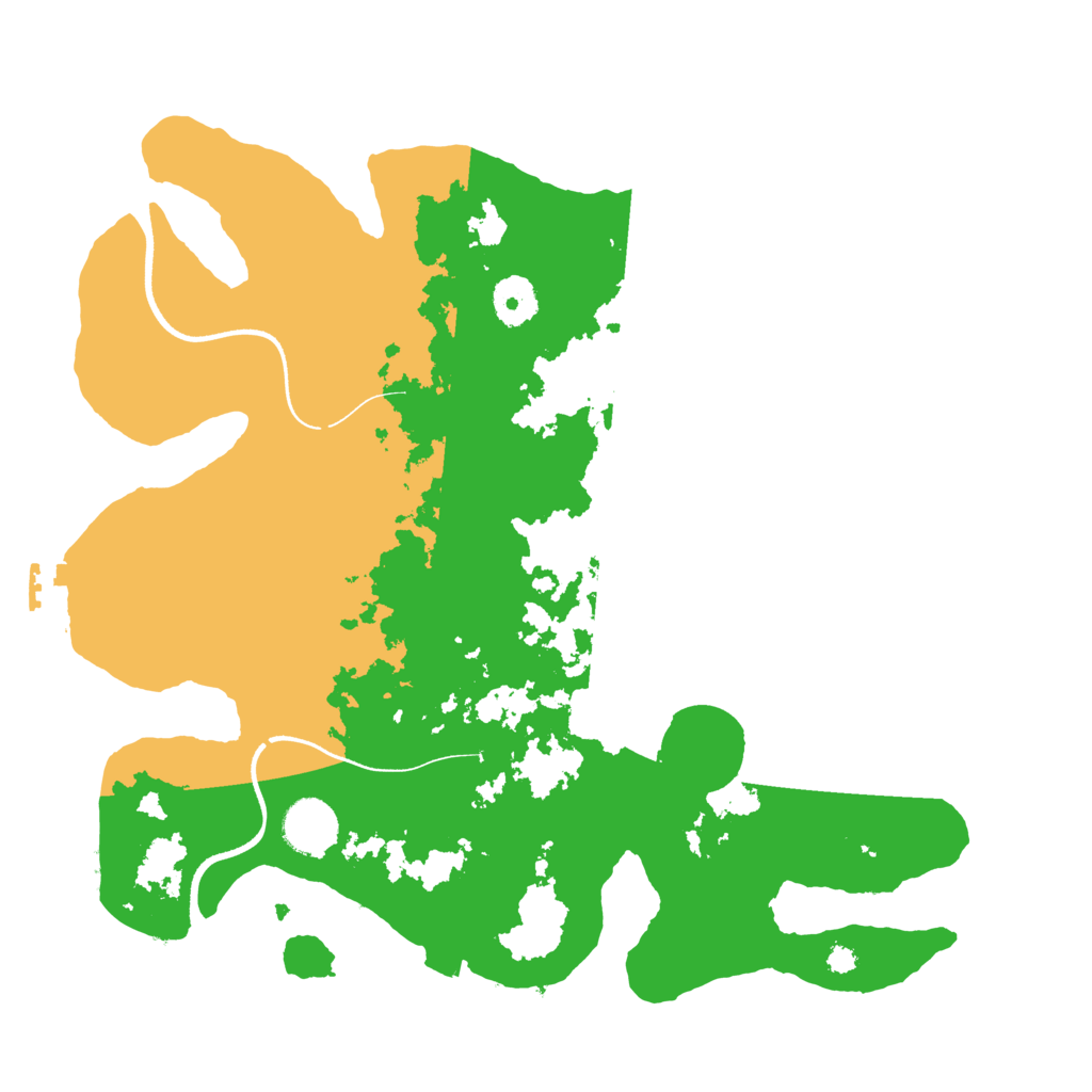 Biome Rust Map: Procedural Map, Size: 3500, Seed: 35682645