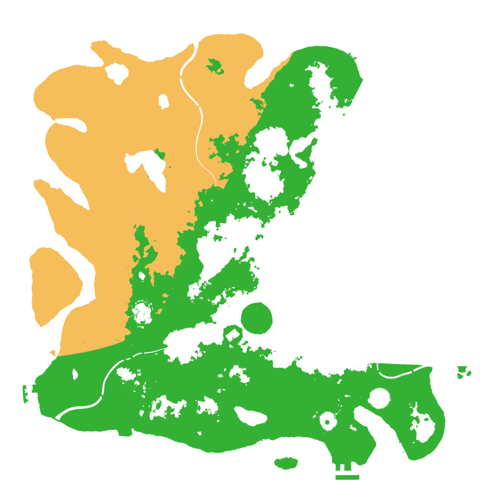 Biome Rust Map: Procedural Map, Size: 4250, Seed: 2083141197