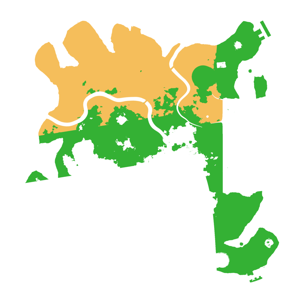 Biome Rust Map: Procedural Map, Size: 3500, Seed: 65784936