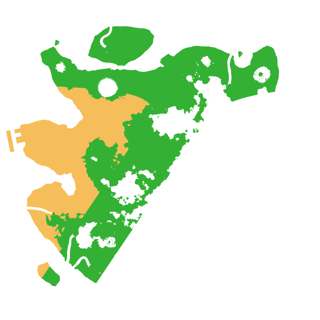 Biome Rust Map: Procedural Map, Size: 3000, Seed: 36363636