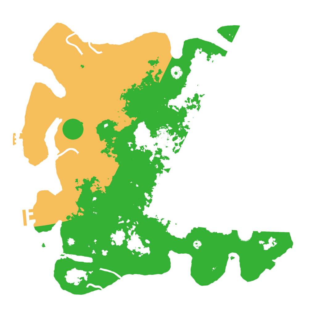 Biome Rust Map: Procedural Map, Size: 4000, Seed: 88115