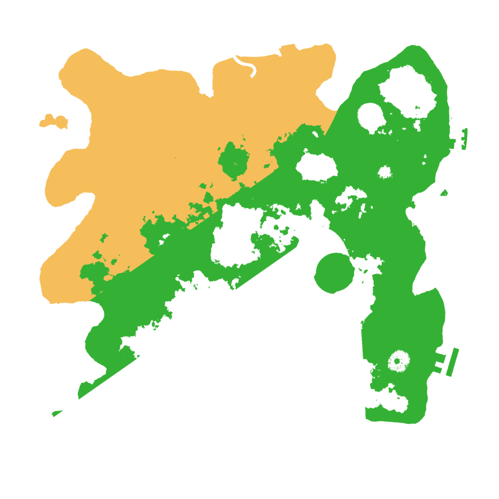 Biome Rust Map: Procedural Map, Size: 3500, Seed: 428989978