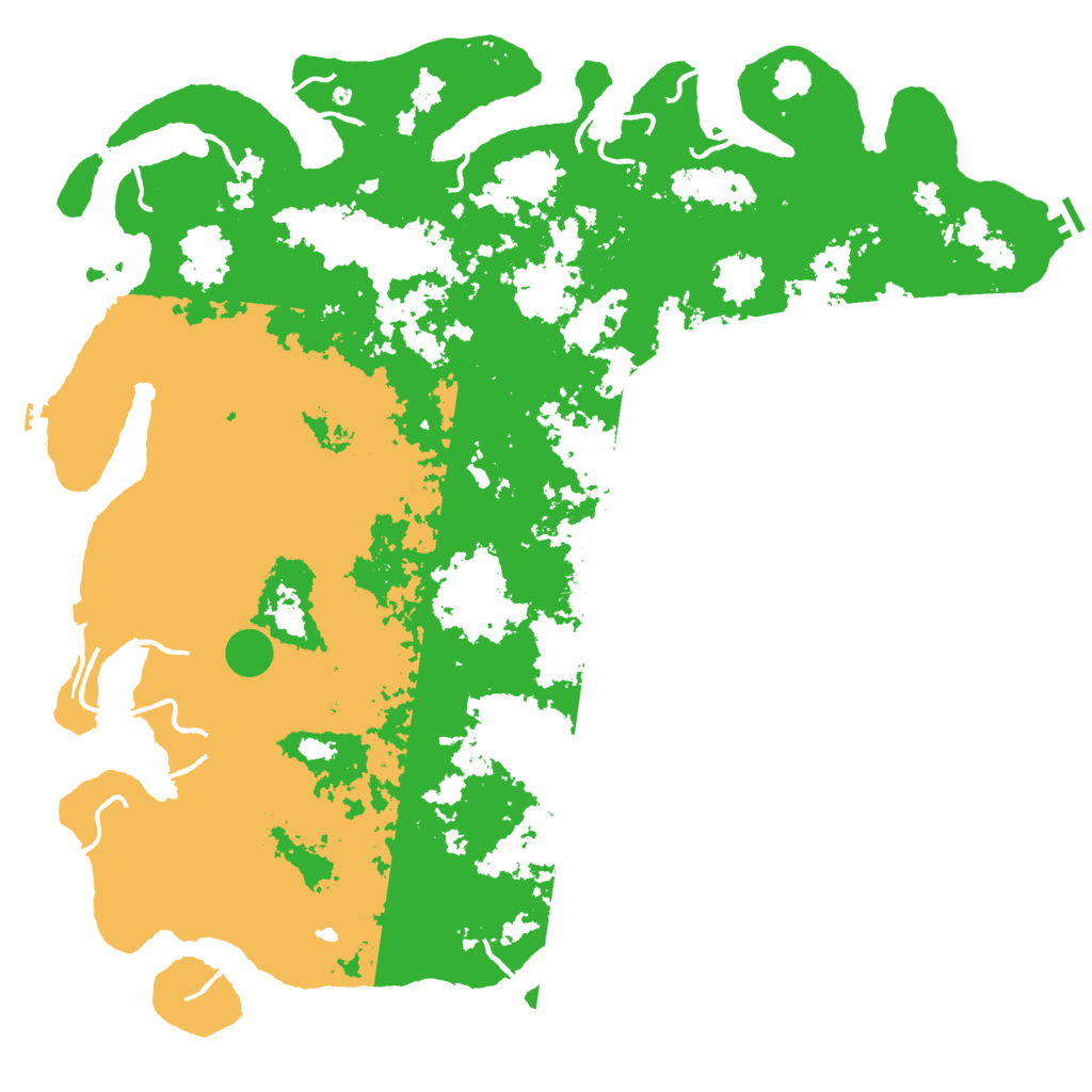 Biome Rust Map: Procedural Map, Size: 6000, Seed: 921825256