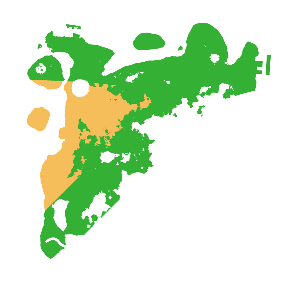 Biome Rust Map: Procedural Map, Size: 3000, Seed: 27052