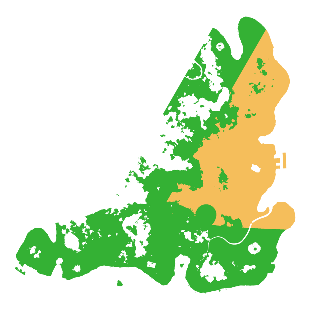 Biome Rust Map: Procedural Map, Size: 4000, Seed: 4010