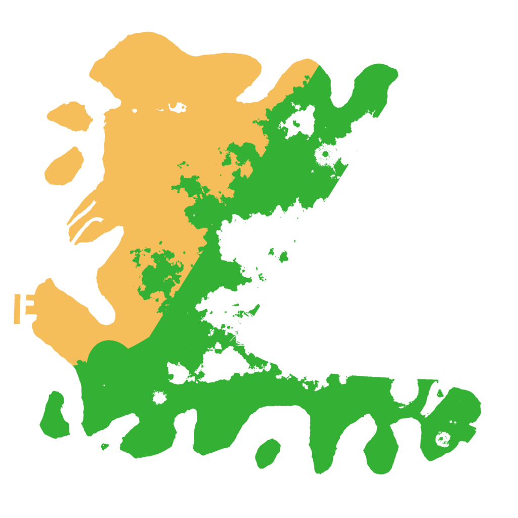 Biome Rust Map: Procedural Map, Size: 3500, Seed: 1325757792