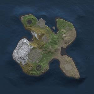 Thumbnail Rust Map: Procedural Map, Size: 1600, Seed: 1864043753, 4 Monuments