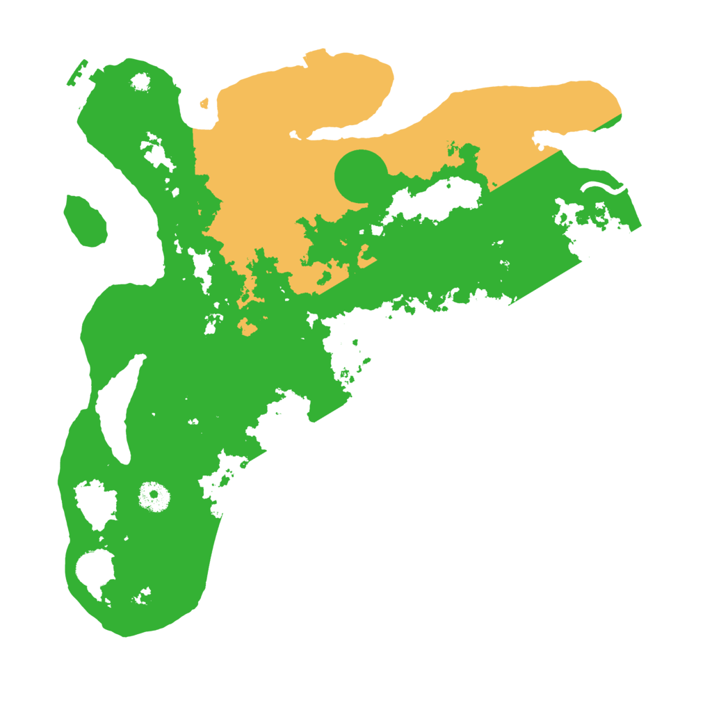 Biome Rust Map: Procedural Map, Size: 3500, Seed: 1348025229