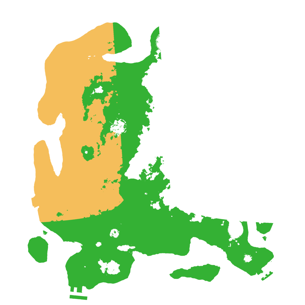 Biome Rust Map: Procedural Map, Size: 3500, Seed: 107191309