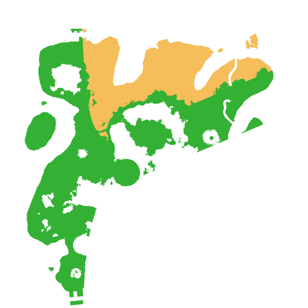 Biome Rust Map: Procedural Map, Size: 3000, Seed: 21249