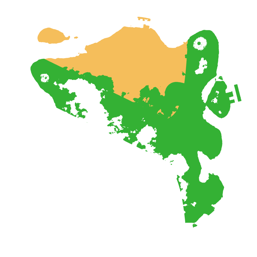 Biome Rust Map: Procedural Map, Size: 3000, Seed: 91779