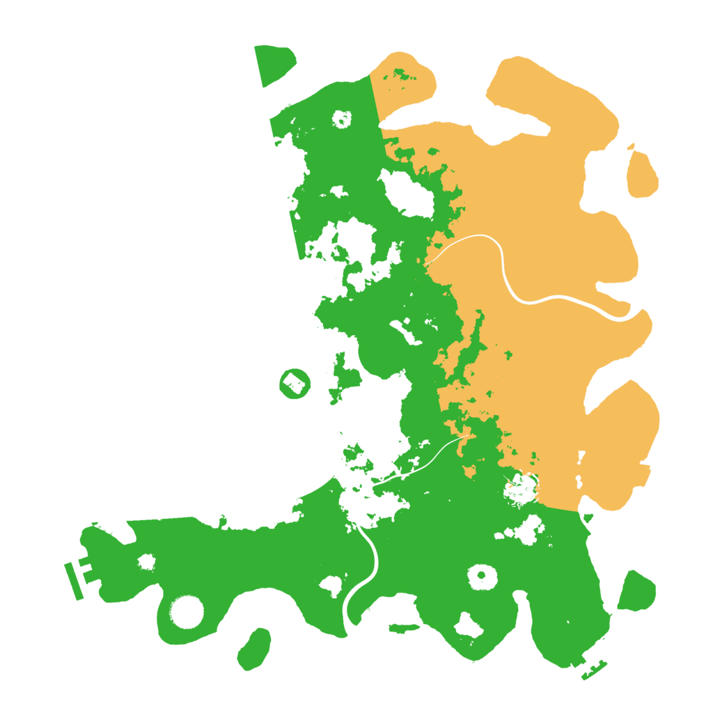 Biome Rust Map: Procedural Map, Size: 3750, Seed: 99822