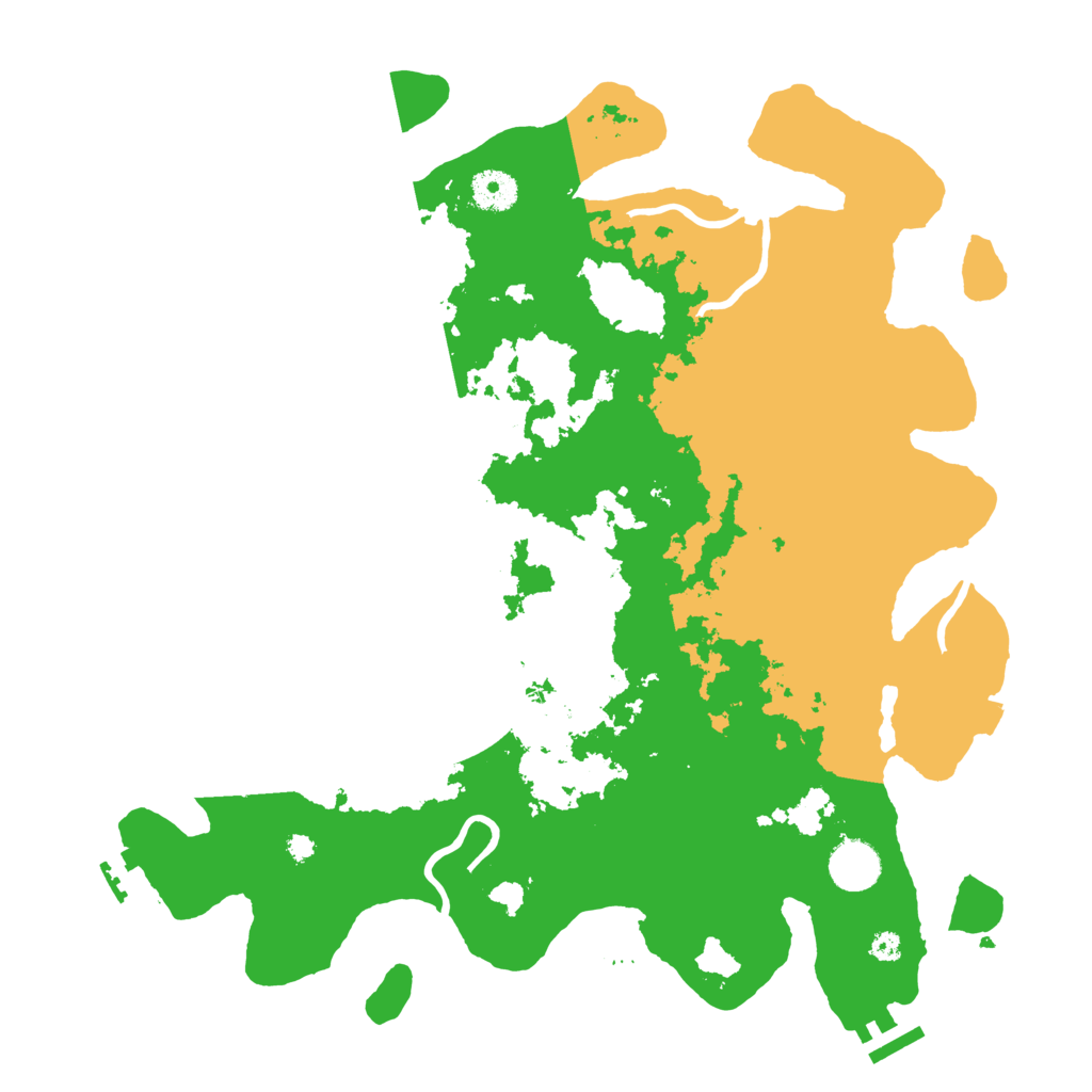 Biome Rust Map: Procedural Map, Size: 3750, Seed: 99822