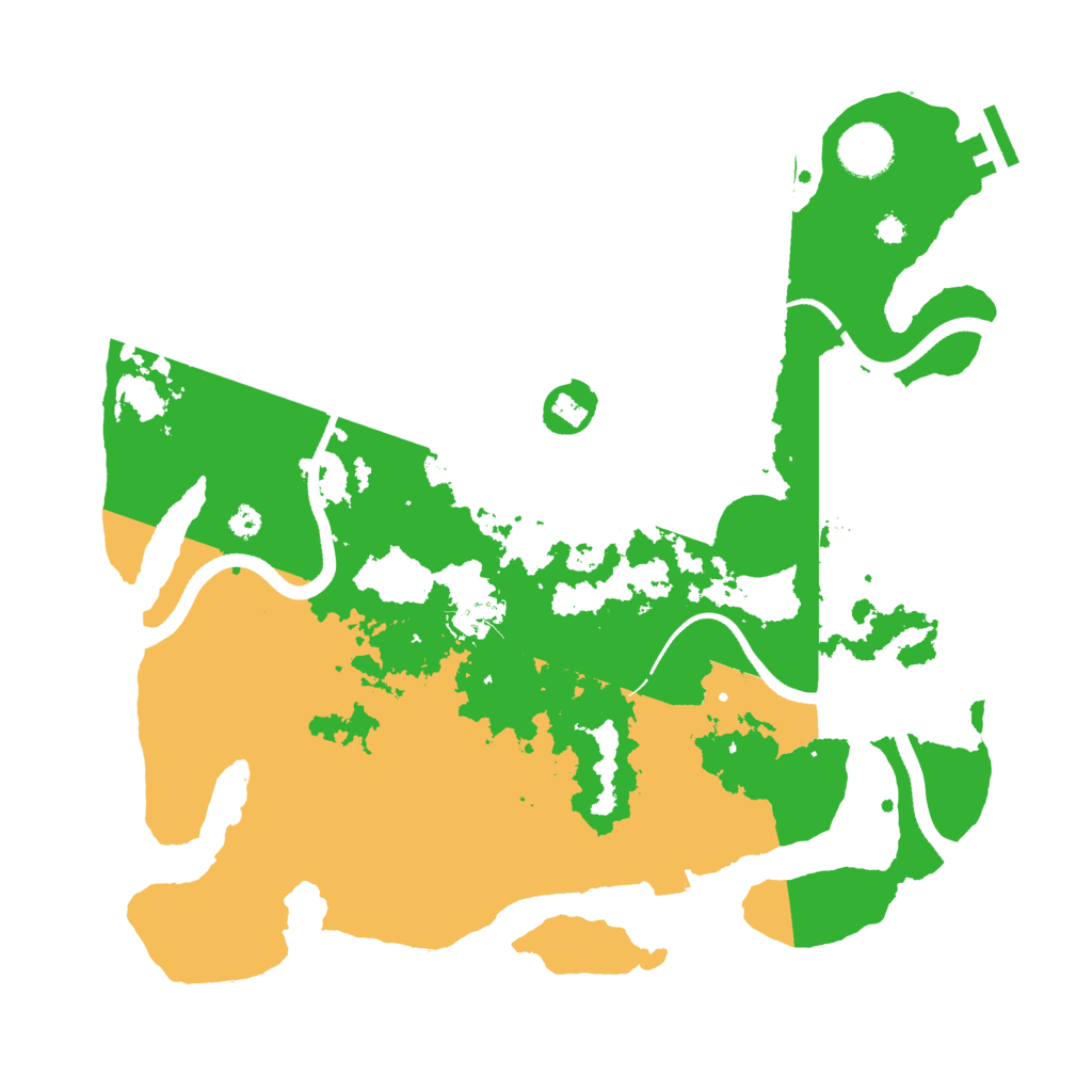 Biome Rust Map: Procedural Map, Size: 3500, Seed: 2654810